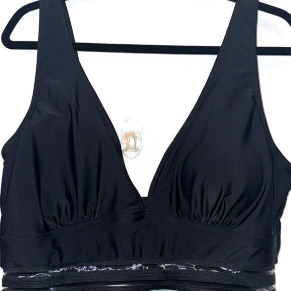 Womens Floral V-Neck Romper Swimwear 2XL - Picture 3 of 8